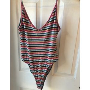Forever 21 multi-colored body suit